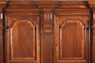 George I oak livery cupboard George I oak livery cupboard