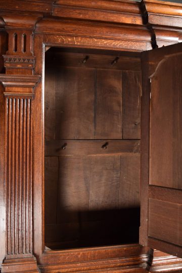 George I oak livery cupboard George I oak livery cupboard