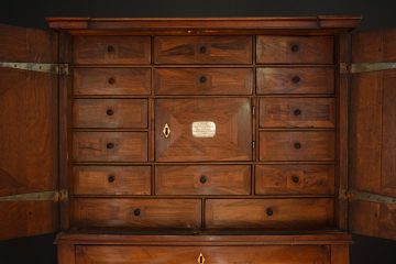 Early 18th century cabinet on stand Early 18th century cabinet on stand