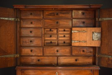Early 18th century cabinet on stand Early 18th century cabinet on stand
