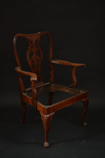 Georgian mahogany armchair Georgian mahogany armchair