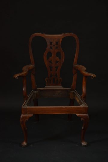 Georgian mahogany armchair Georgian mahogany armchair