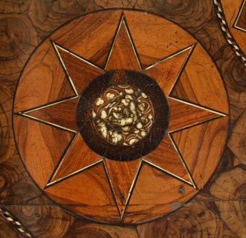 William and Mary marquetry oyster side table William and Mary marquetry oyster side table