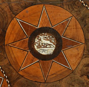 William and Mary marquetry oyster side table William and Mary marquetry oyster side table