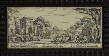 Engraved ivory plaques Jacques Callot Engraved ivory plaques Jacques Callot