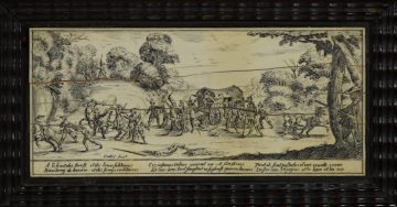 Engraved ivory plaques Jacques Callot Engraved ivory plaques Jacques Callot