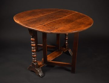 Charles II oak gate leg table Charles II oak gate leg table
